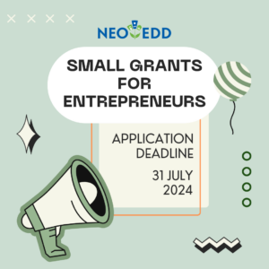 Small Grants For Entrepreneurs, application deadline July 31, 2024
